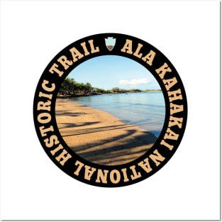 Ala Kahakai National Historic Trail circle Posters and Art